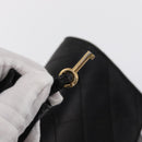CHANEL Bicolore Business Bag Caviar Skin Black Gold CC Auth 168561-9