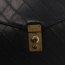 CHANEL Bicolore Business Bag Caviar Skin Black Gold CC Auth 168561-18
