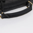 CHANEL Bicolore Business Bag Caviar Skin Black Gold CC Auth 168561-7