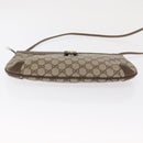 GUCCI GG Supreme Web Sherry Line Shoulder Bag PVC Beige 904 02 026 Auth 168565-10