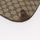GUCCI GG Supreme Web Sherry Line Shoulder Bag PVC Beige 904 02 026 Auth 168565-11