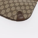 GUCCI GG Supreme Web Sherry Line Shoulder Bag PVC Beige 904 02 026 Auth 168565-12