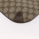 GUCCI GG Supreme Web Sherry Line Shoulder Bag PVC Beige 904 02 026 Auth 168565-14