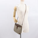 GUCCI GG Supreme Web Sherry Line Shoulder Bag PVC Beige 904 02 026 Auth 168565-23