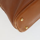 GUCCI Bamboe Handtas Leer 2way Bruin Goud 000 122 0290 Auth 168572-13