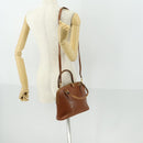 GUCCI Bamboe Handtas Leer 2way Bruin Goud 000 122 0290 Auth 168572-24