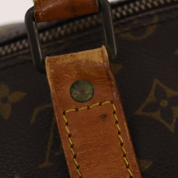 LOUIS VUITTON Monogram Keepall Bandouliere 55 Boston Bag M41414 LV Auth 168573