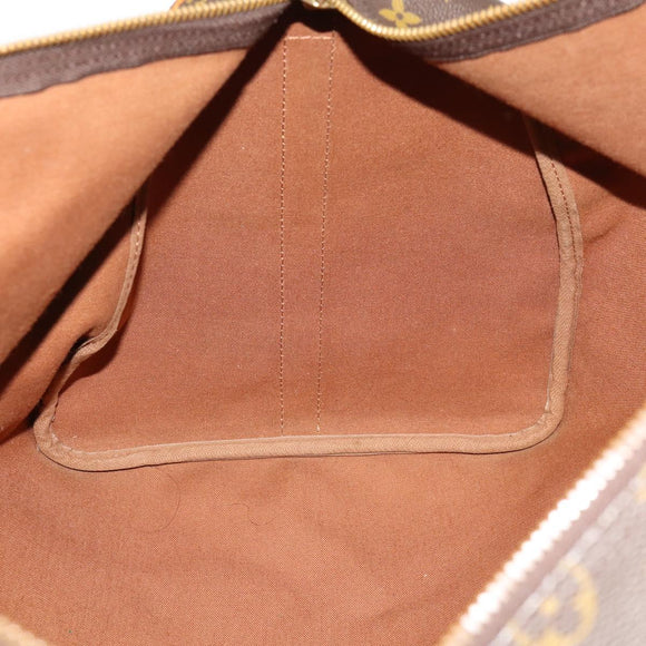 LOUIS VUITTON Monogram Keepall Bandouliere 55 Boston Bag M41414 LV Auth 168573