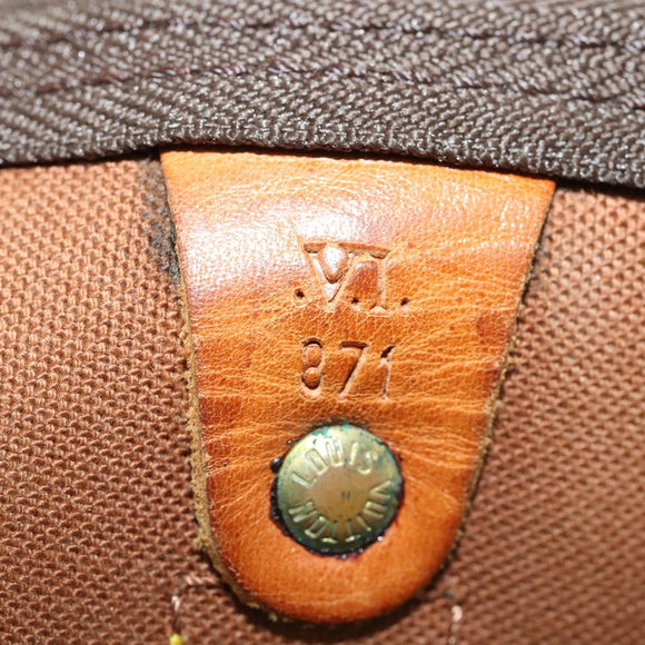 LOUIS VUITTON Monogram Keepall Bandouliere 55 Boston Bag M41414 LV Auth 168573