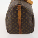 LOUIS VUITTON Monogram Keepall Bandouliere 55 Boston Bag M41414 LV Auth 168573-5