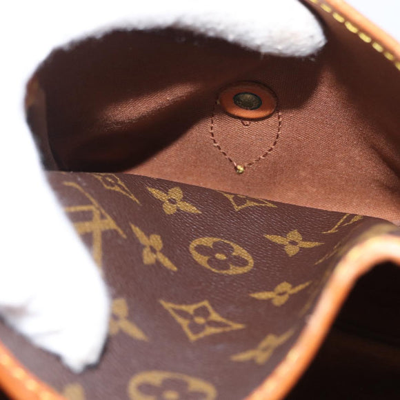 LOUIS VUITTON Monogram Gibeciere GM Shoulder Bag M42246 LV Auth 168577