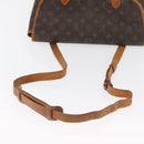 LOUIS VUITTON Monogram Gibeciere GM Shoulder Bag M42246 LV Auth 168577-6