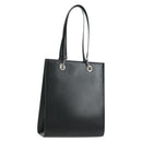 CARTIER PANTHERE Hand Bag Leather Black Silver Auth 168583V-1