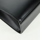 CARTIER PANTHERE Hand Bag Leather Black Silver Auth 168583V-12