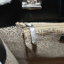 CARTIER PANTHERE Hand Bag Leather Black Silver Auth 168583V-19