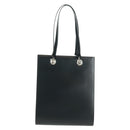 CARTIER PANTHERE Hand Bag Leather Black Silver Auth 168583V-3