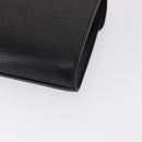 LOUIS VUITTON Epi Art Deco Clutch Bag Black M52632 LV Auth 168585-16