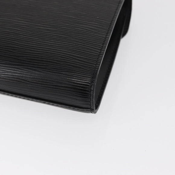 LOUIS VUITTON Epi Art Deco Clutch Bag Black M52632 LV Auth 168585