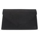 LOUIS VUITTON Epi Art Deco Clutch Bag Black M52632 LV Auth 168585-13