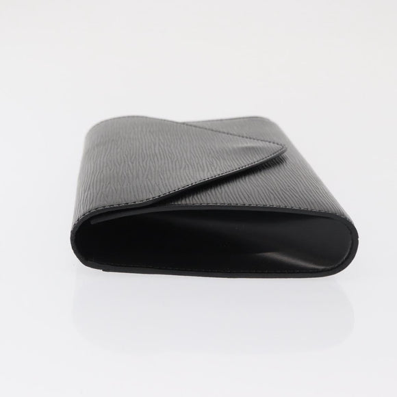 LOUIS VUITTON Epi Art Deco Clutch Bag Black M52632 LV Auth 168585