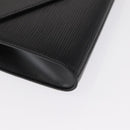 LOUIS VUITTON Epi Art Deco Clutch Bag Black M52632 LV Auth 168585-7