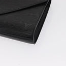 LOUIS VUITTON Epi Art Deco Clutch Bag Black M52632 LV Auth 168585-14