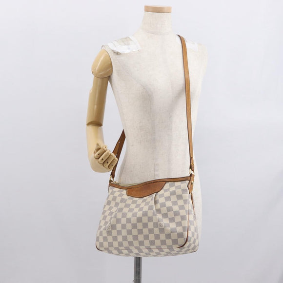 LOUIS VUITTON Damier Azur Siracusa PM Shoulder Bag N41113 LV Auth 168591