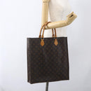 LOUIS VUITTON Monogram Sac Plat Hand Bag M51140 LV Auth 168595-19