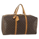 LOUIS VUITTON Monogram Sac Souple 55 Boston Bag M41622 LV Auth 168600-1