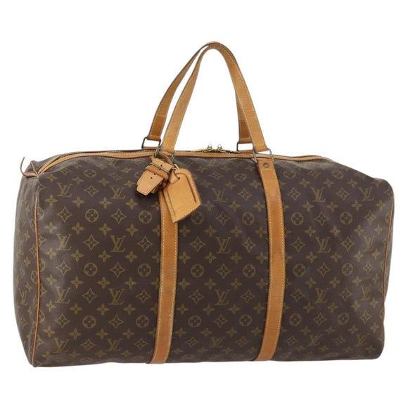 LOUIS VUITTON Monogram Sac Souple 55 Boston Bag M41622 LV Auth 168600