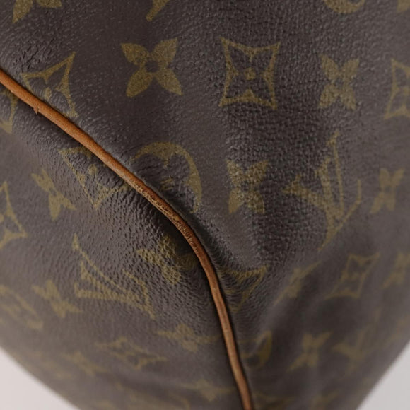 LOUIS VUITTON Monogram Sac Souple 55 Boston Bag M41622 LV Auth 168600