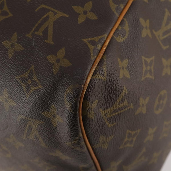 LOUIS VUITTON Monogram Sac Souple 55 Boston Bag M41622 LV Auth 168600