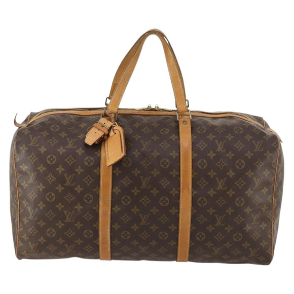 LOUIS VUITTON Monogram Sac Souple 55 Boston Bag M41622 LV Auth 168600
