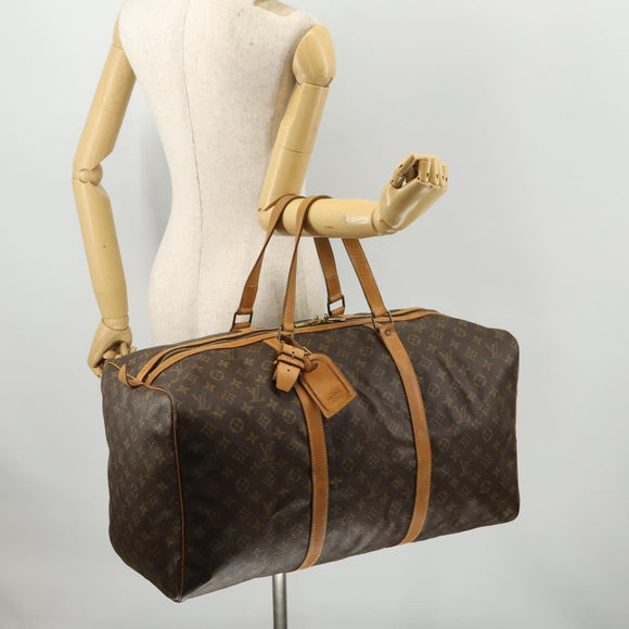 LOUIS VUITTON Monogram Sac Souple 55 Boston Bag M41622 LV Auth 168600