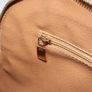 CELINE Macadam Canvas Hand Bag PVC Beige Gold Auth 168604-21