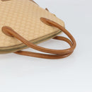 CELINE Macadam Canvas Hand Bag PVC Beige Gold Auth 168604-7