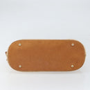 CELINE Macadam Canvas Hand Bag PVC Beige Gold Auth 168604-5