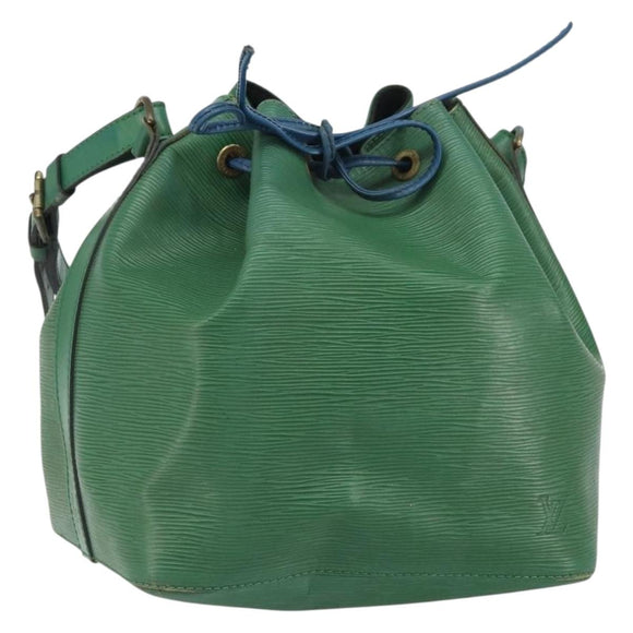 LOUIS VUITTON Epi Petit Noe Shoulder Bag Green M44104 LV Auth 168609
