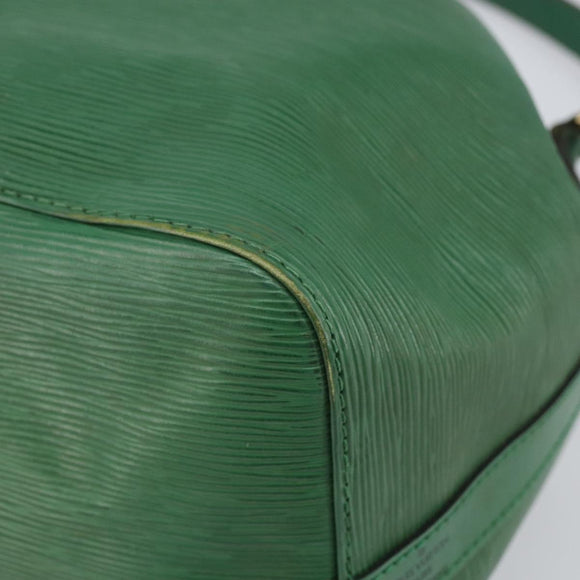 LOUIS VUITTON Epi Petit Noe Shoulder Bag Green M44104 LV Auth 168609