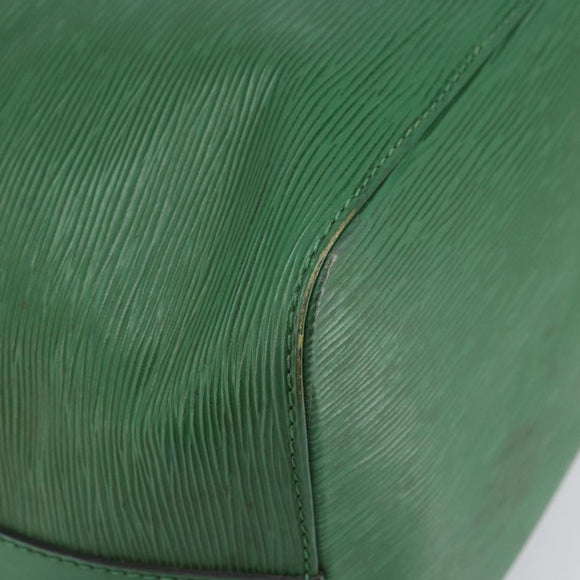 LOUIS VUITTON Epi Petit Noe Shoulder Bag Green M44104 LV Auth 168609