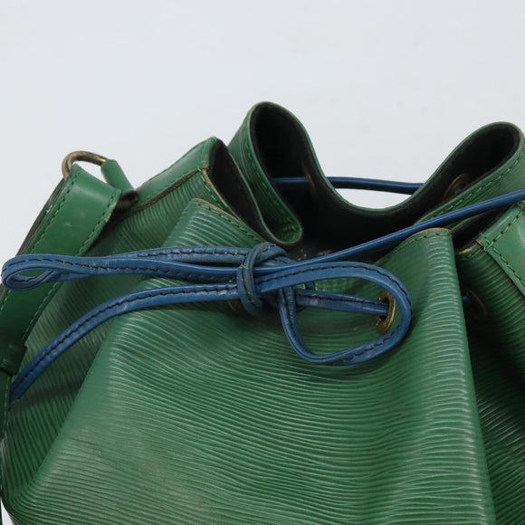 LOUIS VUITTON Epi Petit Noe Shoulder Bag Green M44104 LV Auth 168609