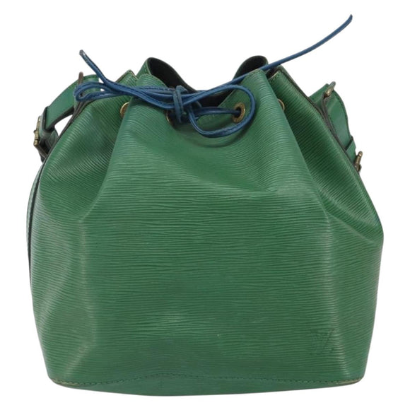 LOUIS VUITTON Epi Petit Noe Shoulder Bag Green M44104 LV Auth 168609