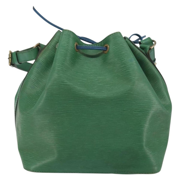 LOUIS VUITTON Epi Petit Noe Shoulder Bag Green M44104 LV Auth 168609