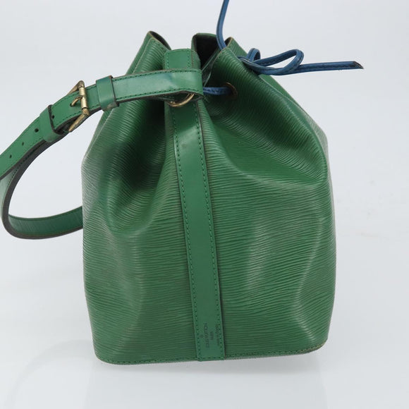 LOUIS VUITTON Epi Petit Noe Shoulder Bag Green M44104 LV Auth 168609