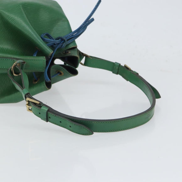 LOUIS VUITTON Epi Petit Noe Shoulder Bag Green M44104 LV Auth 168609
