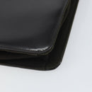 PRADA Handtasche Baumwolle Khaki Silber Auth 168612-8