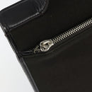 PRADA Handtasche Baumwolle Khaki Silber Auth 168612-19