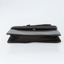 PRADA Handtasche Baumwolle Khaki Silber Auth 168612-5