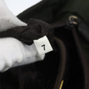 PRADA Chain Tote Bag Nylon Khaki Gold Auth 168613-12