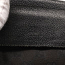 GUCCI GG Canvas Waist bag Black Silver 28566 Auth 168615-15